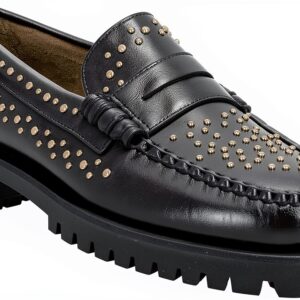 Sebago Mocassino Dan Lug Stud 731278W Nero Taglia 40-0