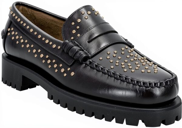 Sebago Mocassino Dan Lug Stud 731278W Nero Taglia 40-0