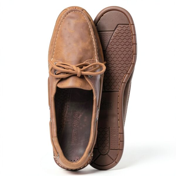 Scarpa da barca Sebago Schooner Crazy Horse Marrone Tan 12-5