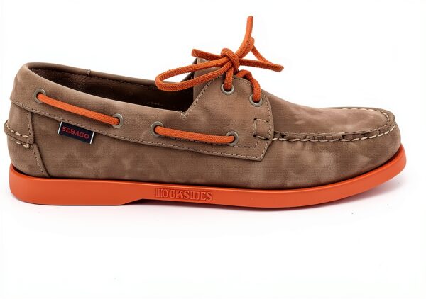 Sebago Docksides NBK, Tortora Arancione, 39 EU-0