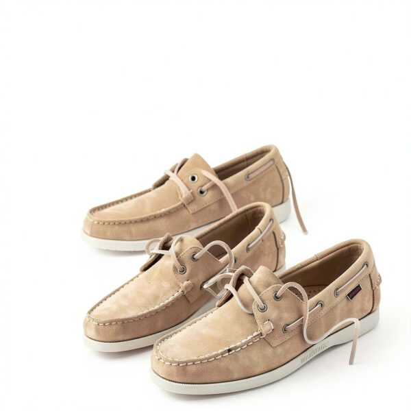 Scarpe da Barca Sebago Portland Zen Canvas Marrone Scuro 45 EU-6