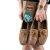 Scarpa da barca Sebago Schooner Crazy Horse Marrone Tan 12-1