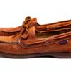 Scarpa da barca Sebago Schooner Crazy Horse Marrone Tan 12-0