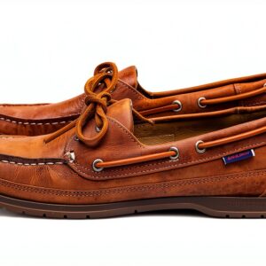 Scarpa da barca Sebago Schooner Crazy Horse Marrone Tan 12-0