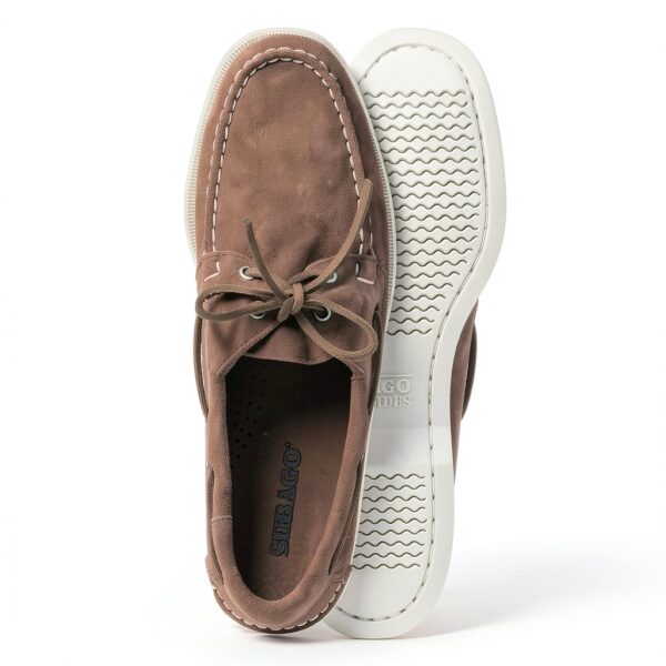 Scarpe da Barca Sebago Portland Zen Canvas Marrone Scuro 45 EU-5