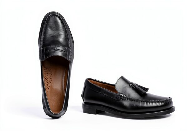 Sebago Volontà classica nero uomo scarpe loafer pelle-2