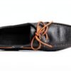 Portland MARTELLATO Scarpe da Barca in Pelle Blu Navy-3
