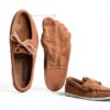Scarpe da Barca Sebago Portland Zen Canvas Marrone Scuro 45 EU-2