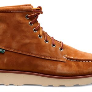 Sebago Stivaletto Stringato da Uomo Tala in Camoscio Cuoio 41½-0
