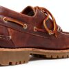Sebago Mocassino Stringato da Uomo Acadia Premium in Pelle oliata-4