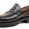 Sebago Mocassino Dan Lug Stud 731278W - Black (39)-2