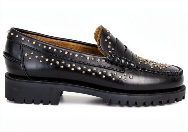 Sebago Mocassino Dan Lug Stud 731278W Nero Taglia 40-1