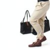 Sebago Endeavor - Scarpe da barca impermeabili, in pelle, da uomo, con fodera in pelle, allacciatura a 360 gradi e suola antiscivolo che non lascia segni, da uomo, Gomma marrone, 46 EU-6
