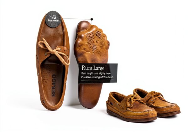 Scarpa da barca Sebago Schooner Crazy Horse Marrone Tan 12-2