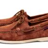 Scarpe da Barca Sebago Portland Zen Canvas Marrone Scuro 45 EU-0