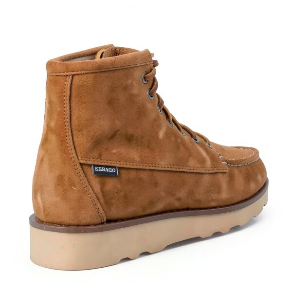 Sebago Stivaletto Stringato da Uomo Tala in Camoscio Cuoio 41½-3