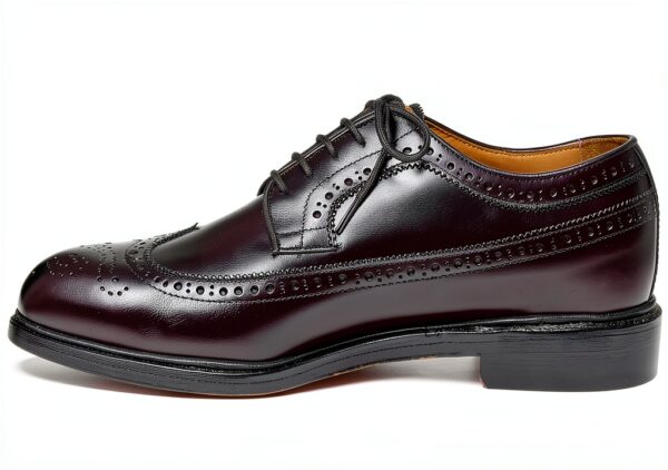 Sebago Scarpa Derby Brogue Everett in Pelle Burgundy - 77113MW 903 BRW BRG - Taglia 42-0