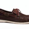 Sebago Docksides Portland Flesh out Marrone Moka-Abu Scarpe da Barca-0
