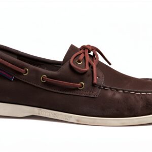 Sebago Docksides Portland Flesh out Marrone Moka-Abu Scarpe da Barca-0