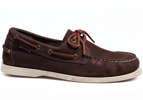 Sebago Docksides Portland Flesh out Marrone Moka-Abu Scarpe da Barca-0