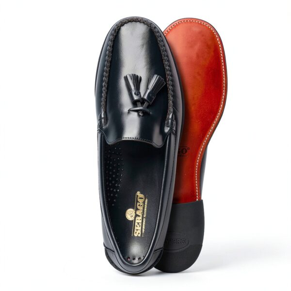 Sebago Volontà classica nero uomo scarpe loafer pelle-5
