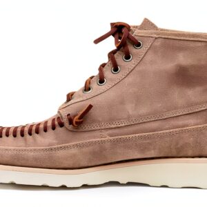 Sebago Uomo Keuka Mid Stivali in Pelle Scamosciata Beige Cammello-0