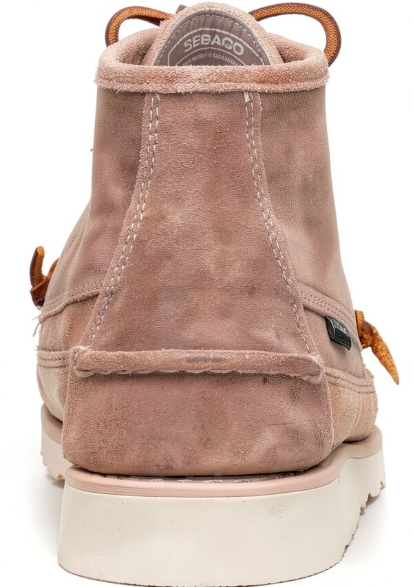 Sebago Uomo Keuka Mid Stivali in Pelle Scamosciata Beige Cammello-4