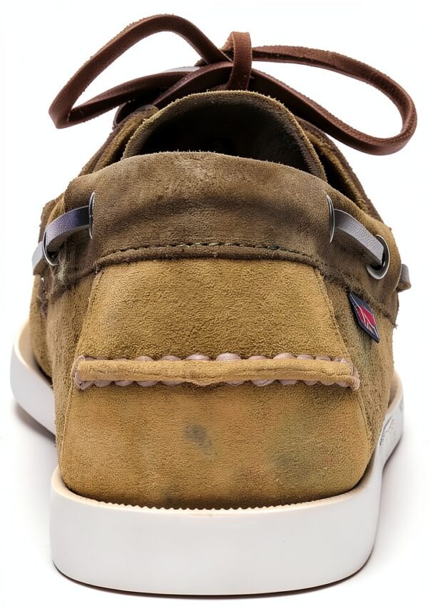 Sebago Mocassino in Pelle Sebago modello ROSSISLAND JIB SHADOW da Uomo colore Military Green - Gre - Composizione : Pelle Verde Military Green - Gre-4