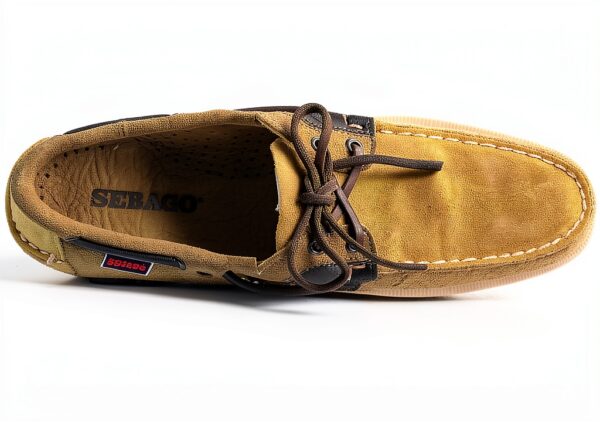 Sebago Mocassino in Pelle Sebago modello ROSSISLAND JIB SHADOW da Uomo colore Military Green - Gre - Composizione : Pelle Verde Military Green - Gre-2