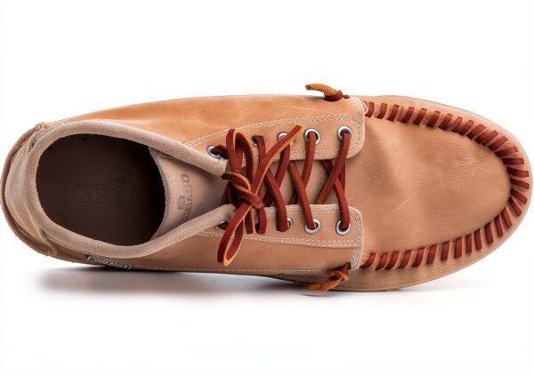 Sebago Uomo Keuka Mid Stivali in Pelle Scamosciata Beige Cammello-1