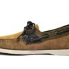 Sebago Mocassino in Pelle Sebago modello ROSSISLAND JIB SHADOW da Uomo colore Military Green - Gre - Composizione : Pelle Verde Military Green - Gre-0
