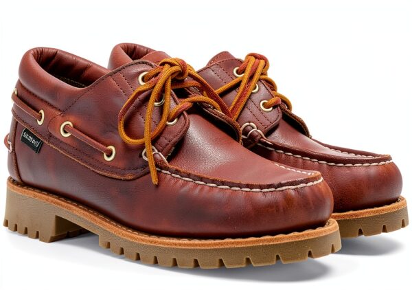 Sebago Mocassino Stringato da Uomo Acadia Premium in Pelle oliata-1